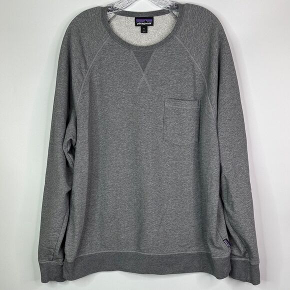 Patagonia Other - Patagonia Mahnya Fleece Long Sleeve Gray Sweatshirt Size XL